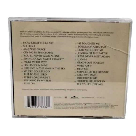 Elvis Presley Ultimate Gospel BMG Heritage Religious Music Hymns Amazing Grace - Picture 2 of 5